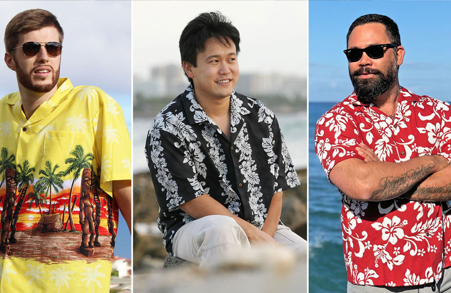 طرح های پیراهن هاوایی