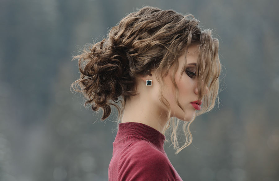 استایل موهای فر