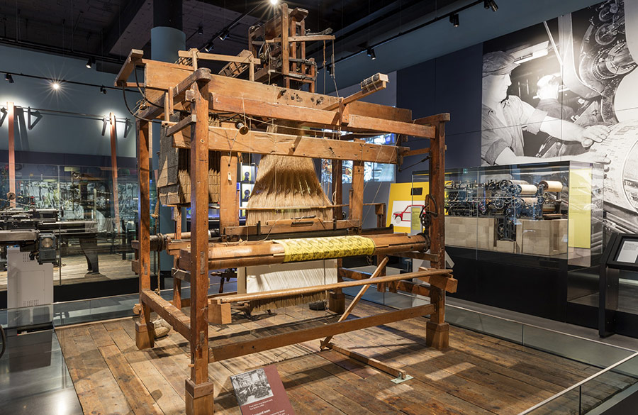 ماشین بافت پارچه ژاکارد