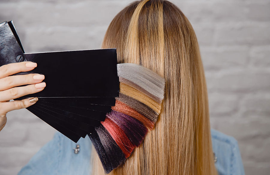 انتخاب رنگ مو