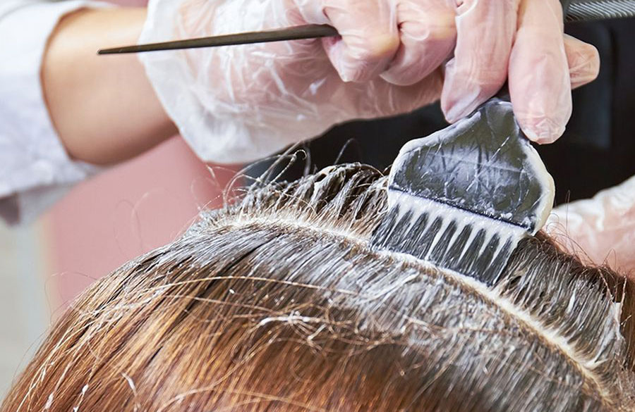 رنگ ریشه مو