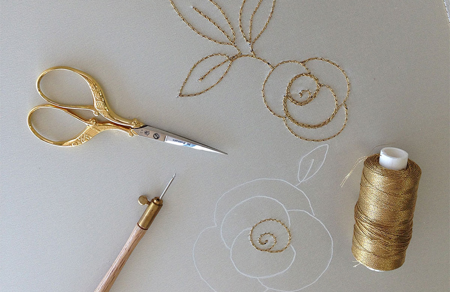 طرح خام تنبور دوزی