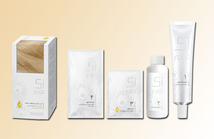 کیت رنگ موی زرفام