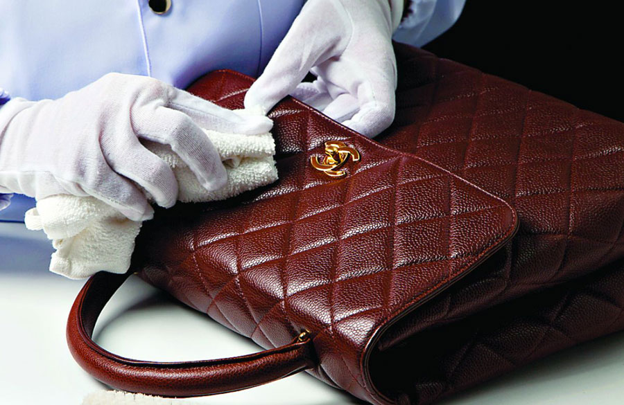 براق کردن کیف چرم