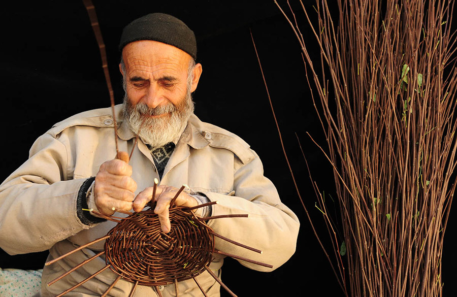 حصیربافی مارپیچی