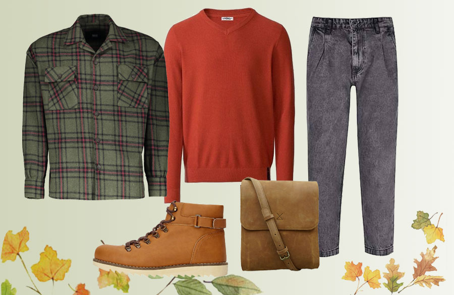 ست پاییزی مردانه