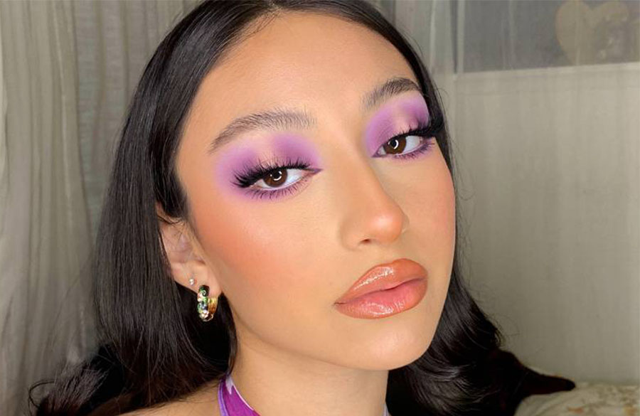 ارایش چشم پاستلی