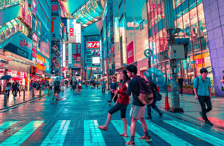 Tokyo a combination of fashion and technology