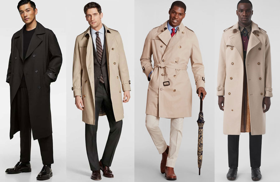 استایل رسمی با ترنچ کت