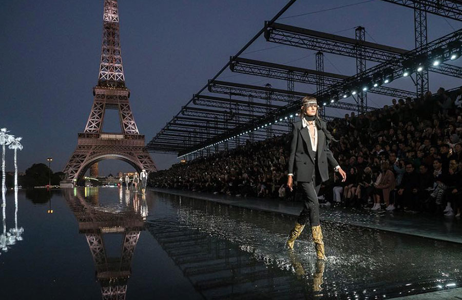 Saint Laurent show in paris