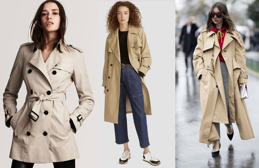 انواع ترنچ کت