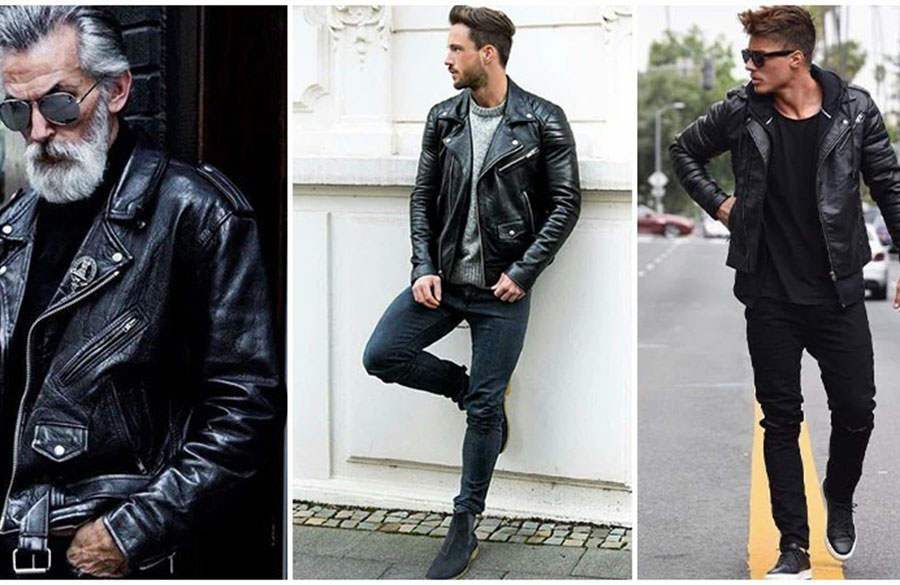 کت چرمی از انواع لباس مردانه زمستانی