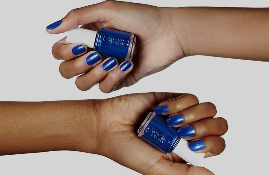 مانیکور آبی