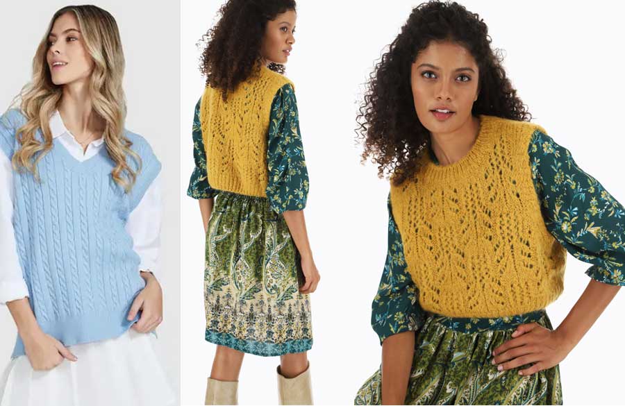 جلیقه بافتنی