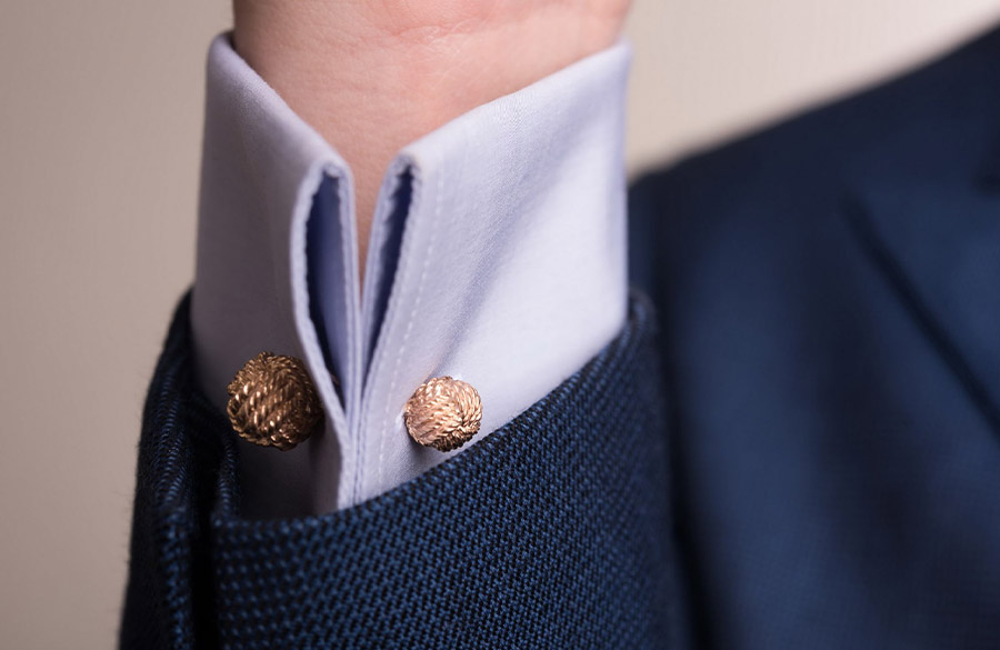 دکمه سردست ابریشمی