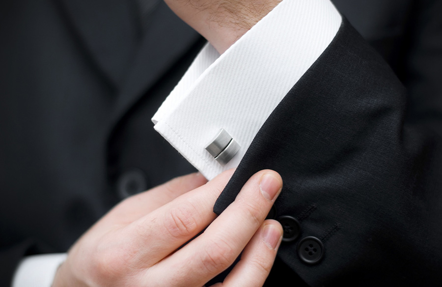 دکمه سردست استیل