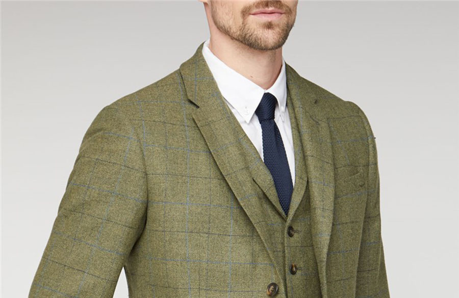 کت و شلوار زیتونی