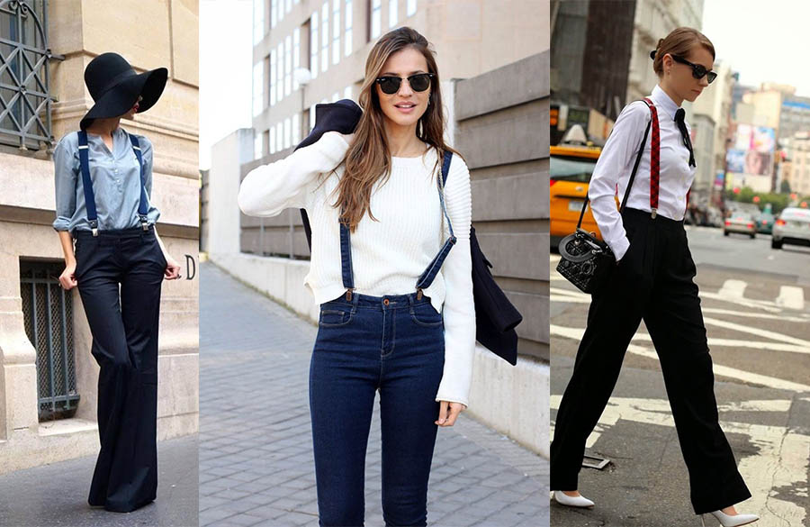 ساسپندر در استایل زنانه