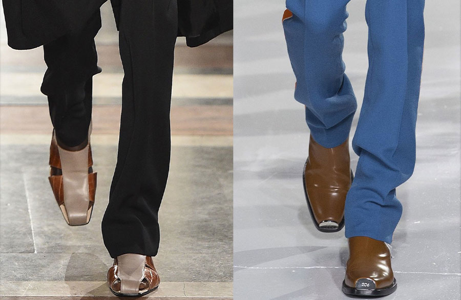 کفش های پنجه مربعی جدید