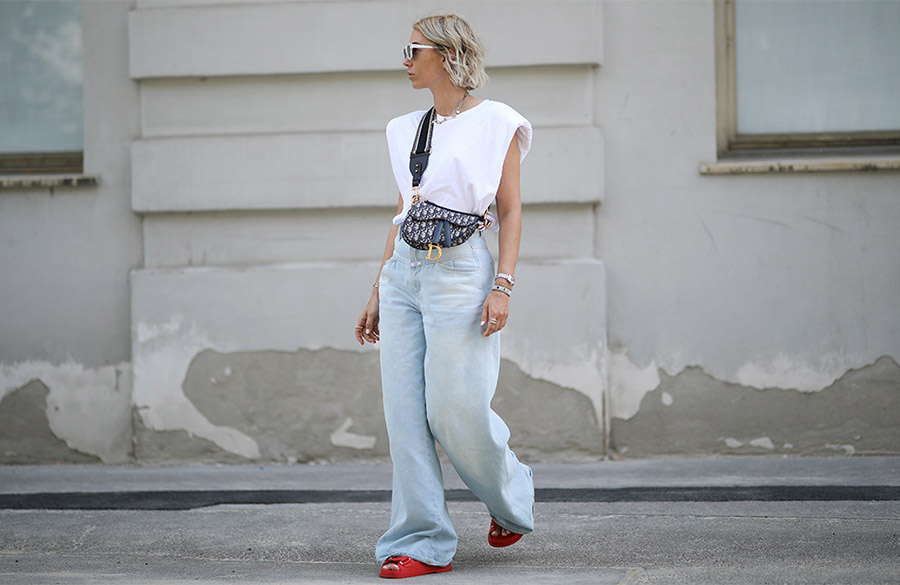 استایل با شلوار جین بگی