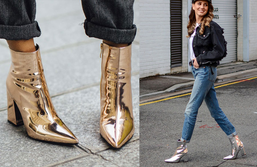 کفش های براق