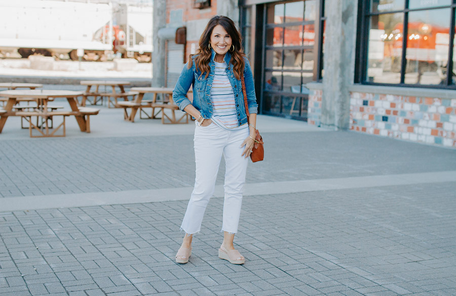 شلوار جین سفید