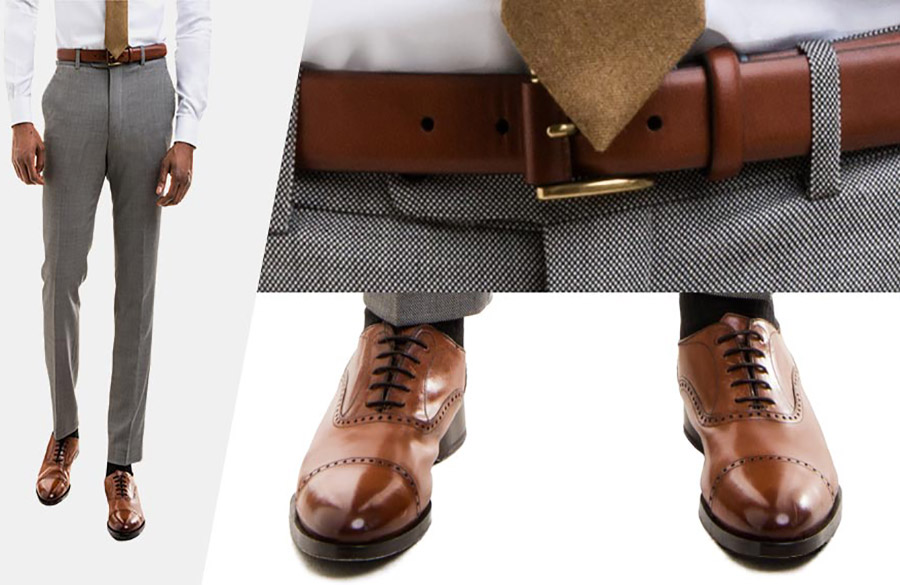 ست کردن کمربند و کفش