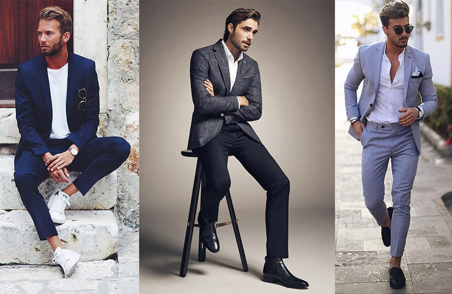 استایل کژوال با کت شلوار