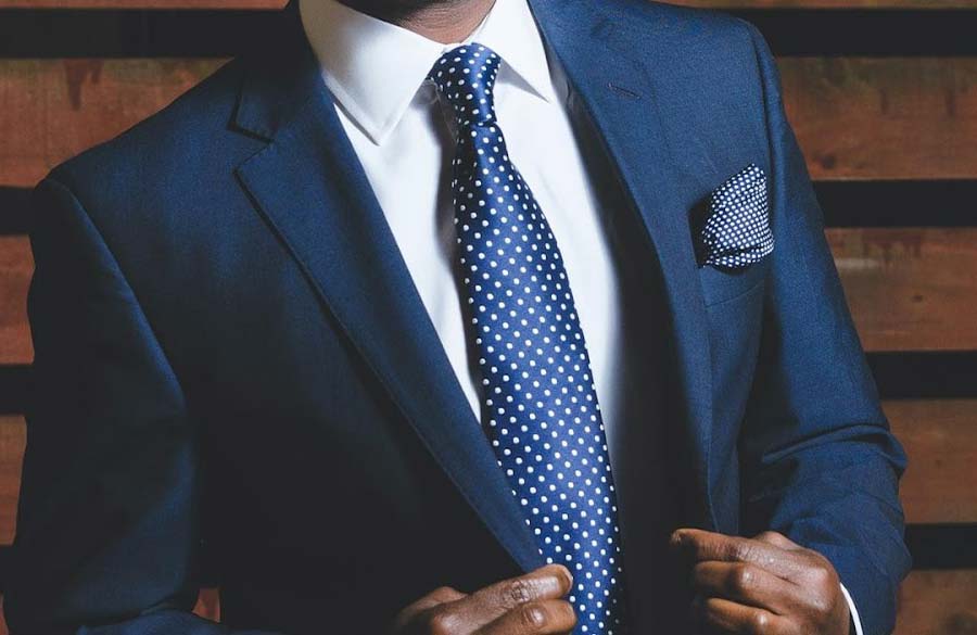 کت و شلوار آبی