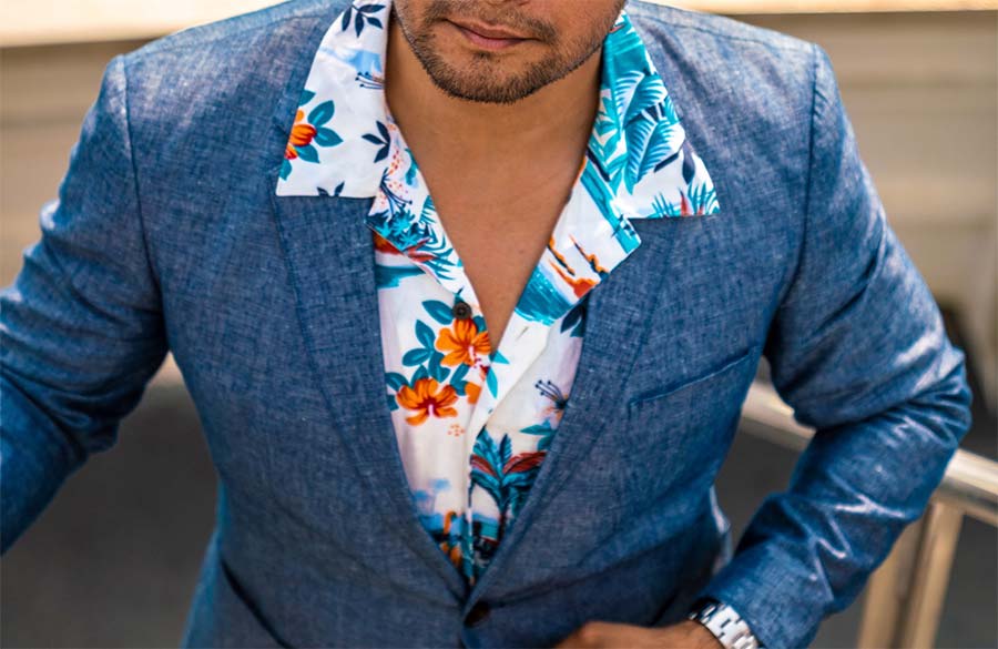 پیراهن یقه کوبایی