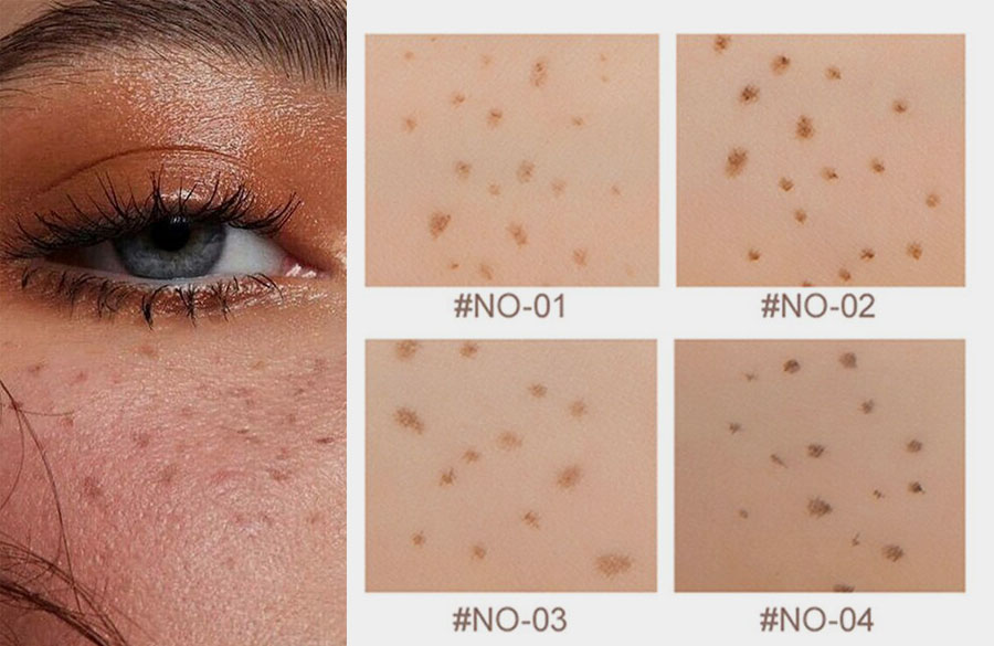 آرایش کک و مکدار