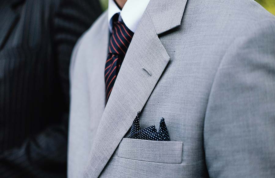 پیراهن کت و شلوار طوسی