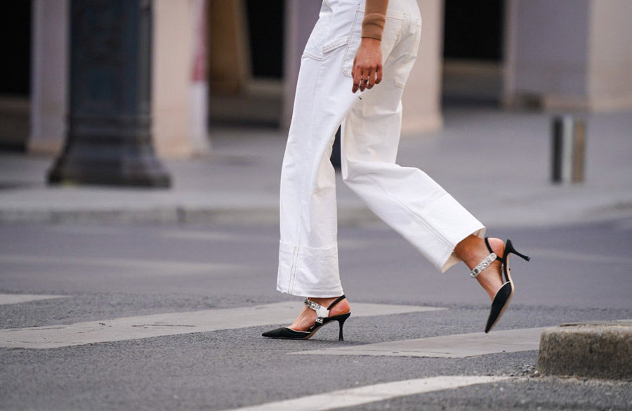 شلوار جین سفید