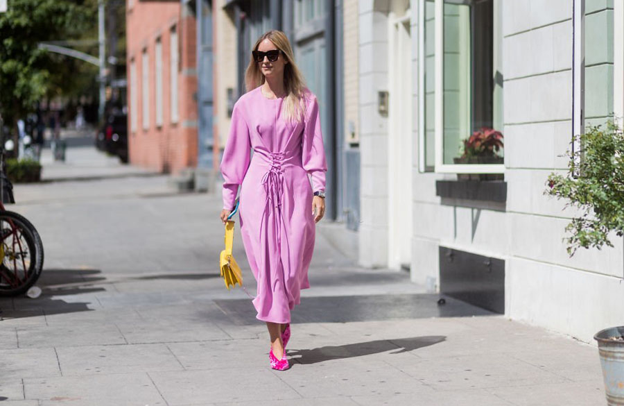 استایل تابستانی صورتی