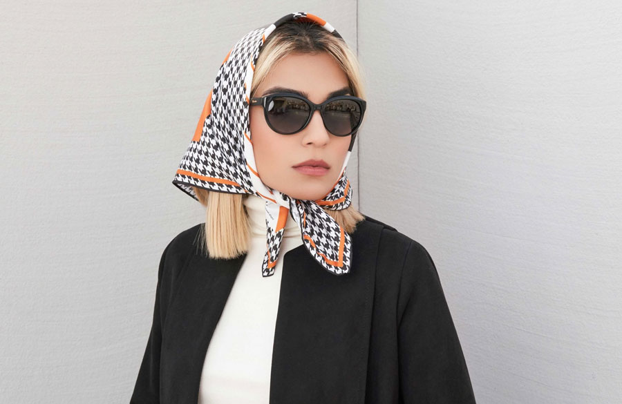 استایل با مینی اسکارف