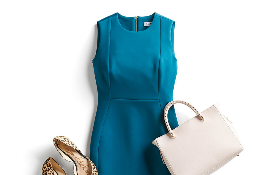 بهترین مدل یقه برای پیراهنهای اندام ساعت شنی