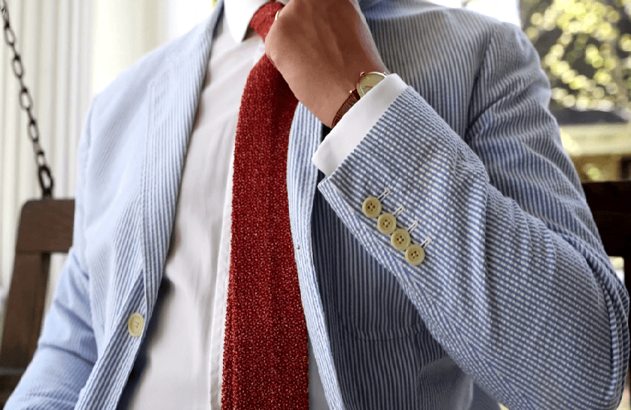 اندازهی متناسب کت و شلوار