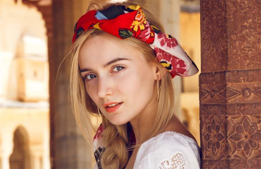 مدل مو با هدبند