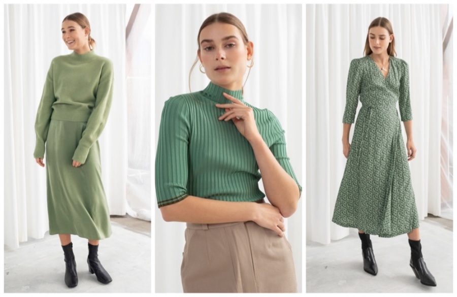 پیراهن سبز نعنایی