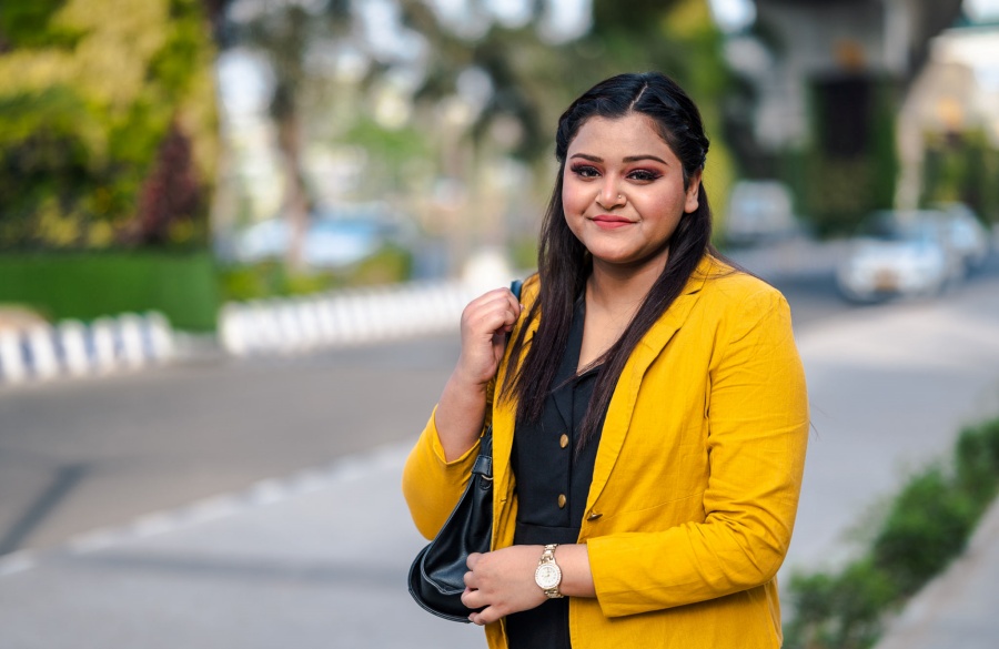 کت برای فرم بدن سیبی شکل