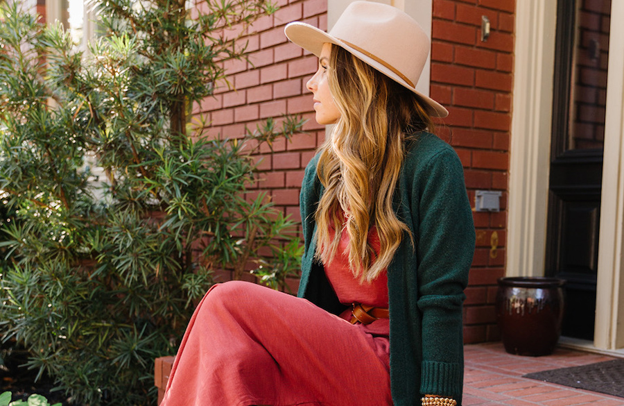 استایل با رنگ قرمز