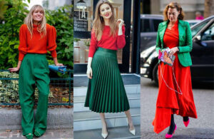 استایل با رنگ قرمز