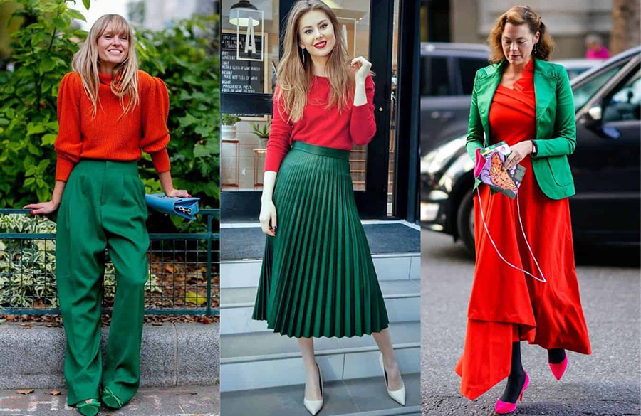 استایل با رنگ قرمز