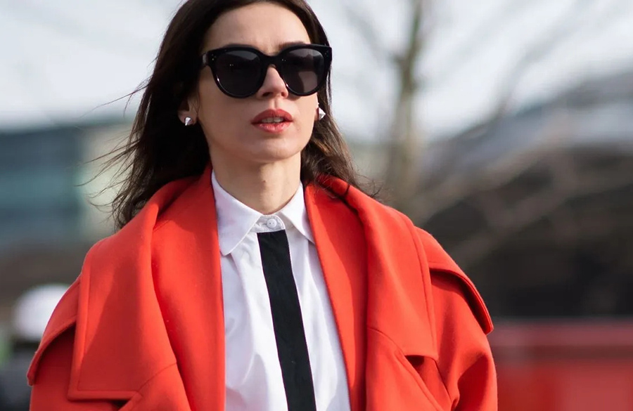 استایل با رنگ قرمز و سفید و مشکی