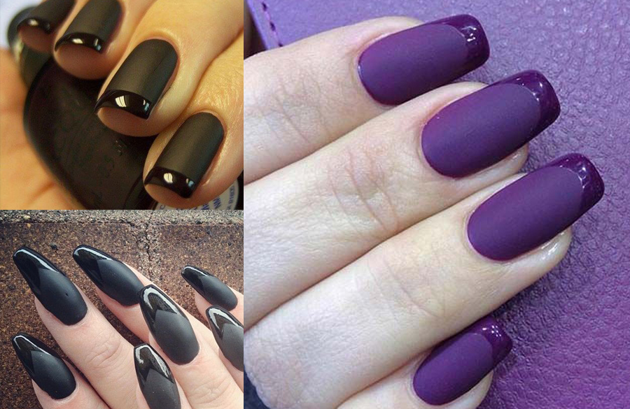 ناخنهای مات و فرنچ براق