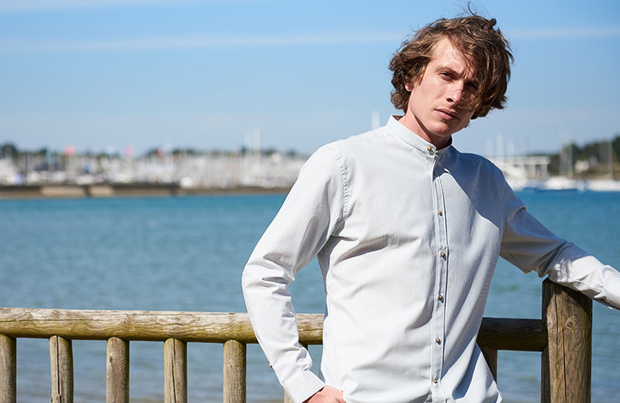 یقههای پیراهن مردانه