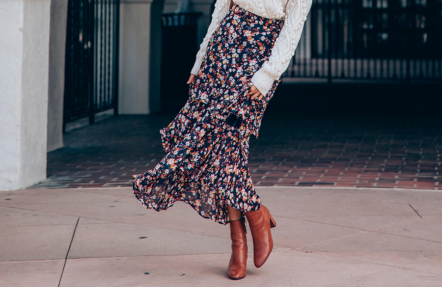 کفشهای مناسب ست کردن با دامن ماکسی