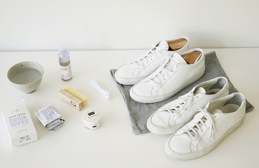 Làm sạch giày trắng