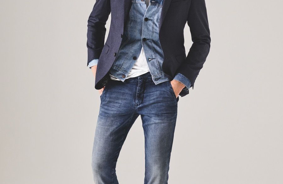 ترکیب کت بلیزر و شلوار جین