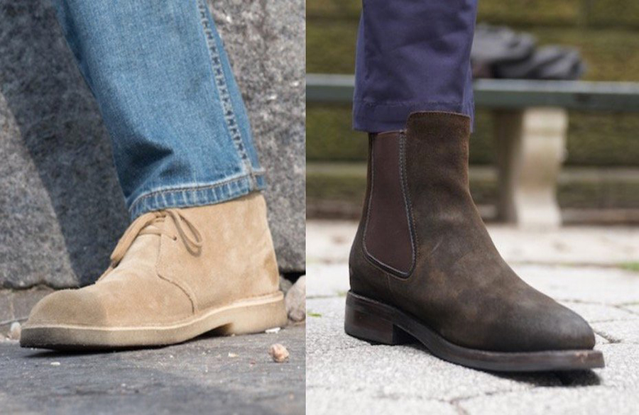 Sự khác biệt giữa Chelsea boots và Chuka